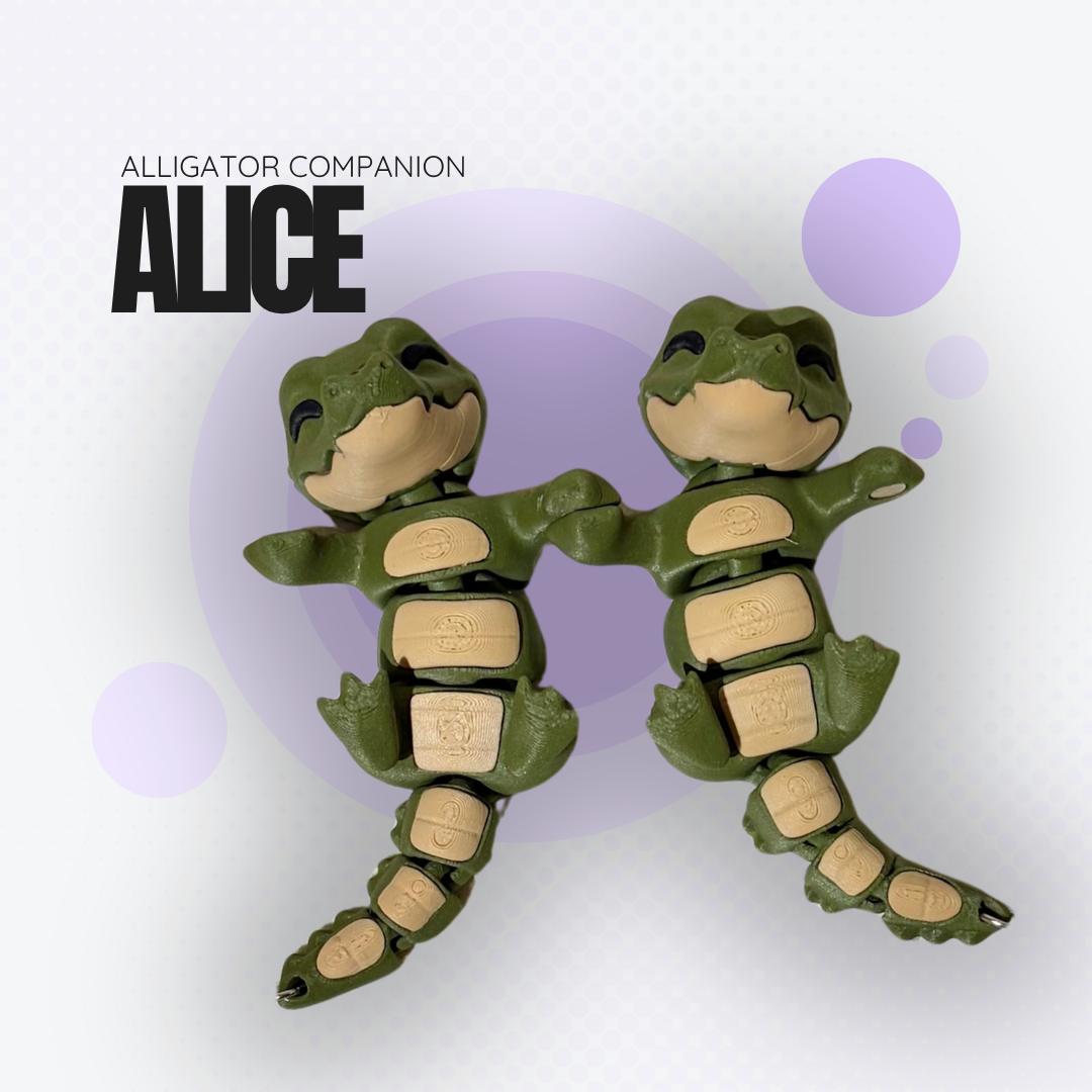 Alice the Alligator Magnetic Companion