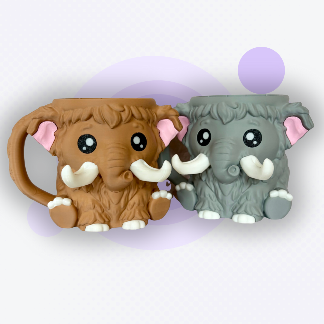 Mammuel the Mammoth Ice Cream Pint Holder
