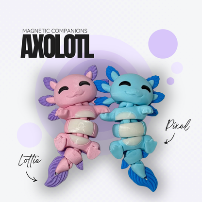 Pixel the Blue Axolotl Companion