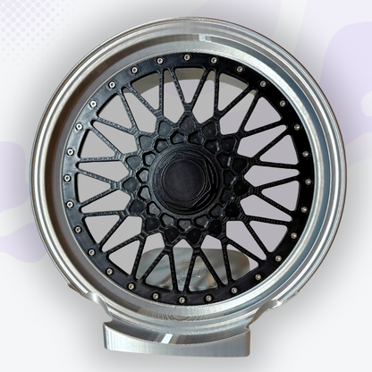 Piston the Silver and Black Mag Wheel Headphone and Controller Stand