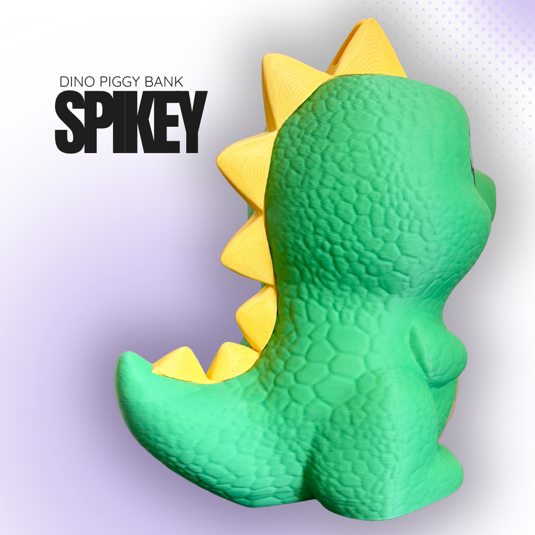 Spikey the Green Dino Piggy Bank
