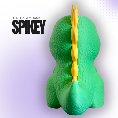 Spikey the Green Dino Piggy Bank