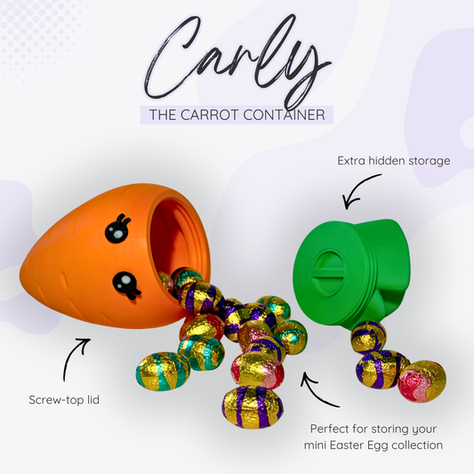 Carly the Carrot Container