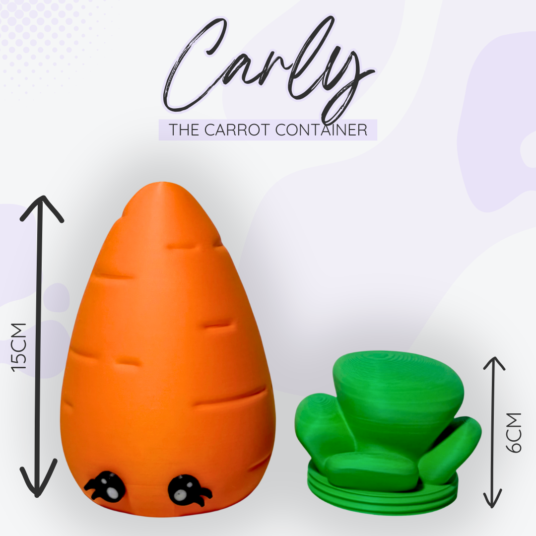 Carly the Carrot Container