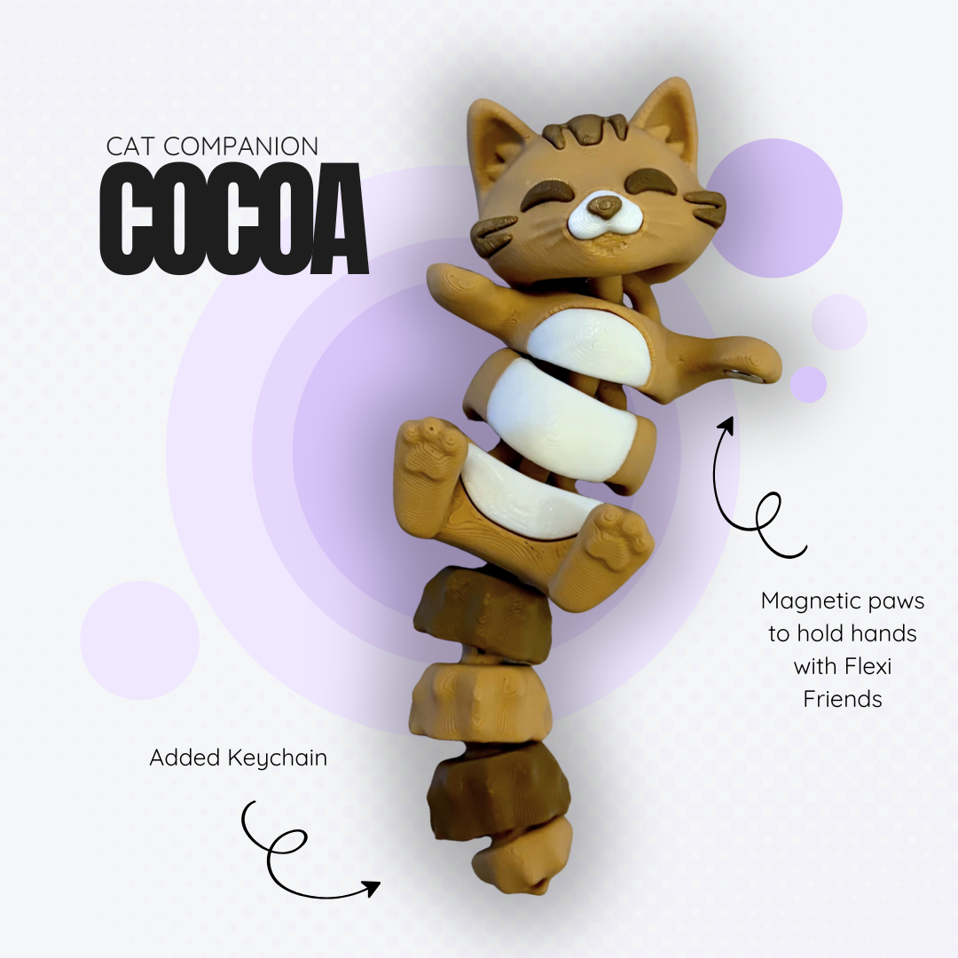 Cocoa the Brown Cat Companion