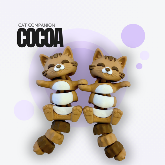 Cocoa the Brown Cat Companion