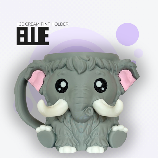 Ellie the Elephant Ice Cream Pint Holder