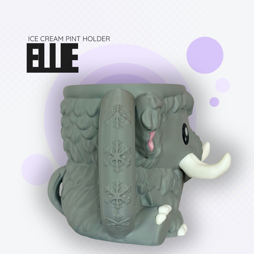 Ellie the Elephant Ice Cream Pint Holder