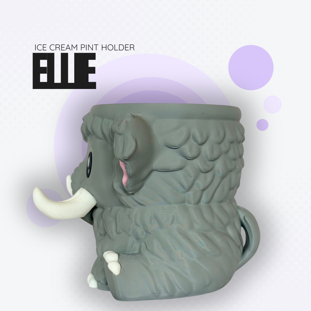 Ellie the Elephant Ice Cream Pint Holder