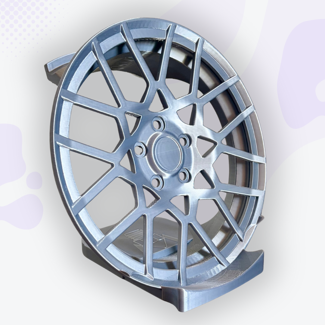 Wrench the Silver Mag Wheel Headphone and Controller Stand