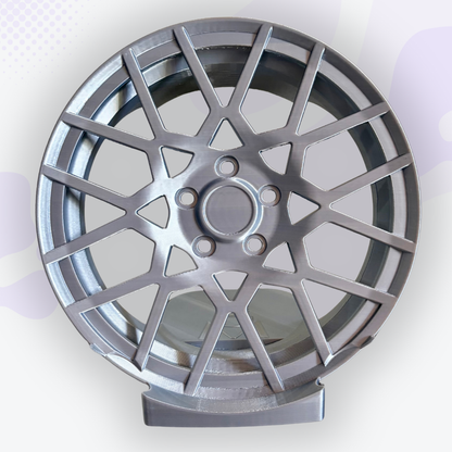 Wrench the Silver Mag Wheel Headphone and Controller Stand