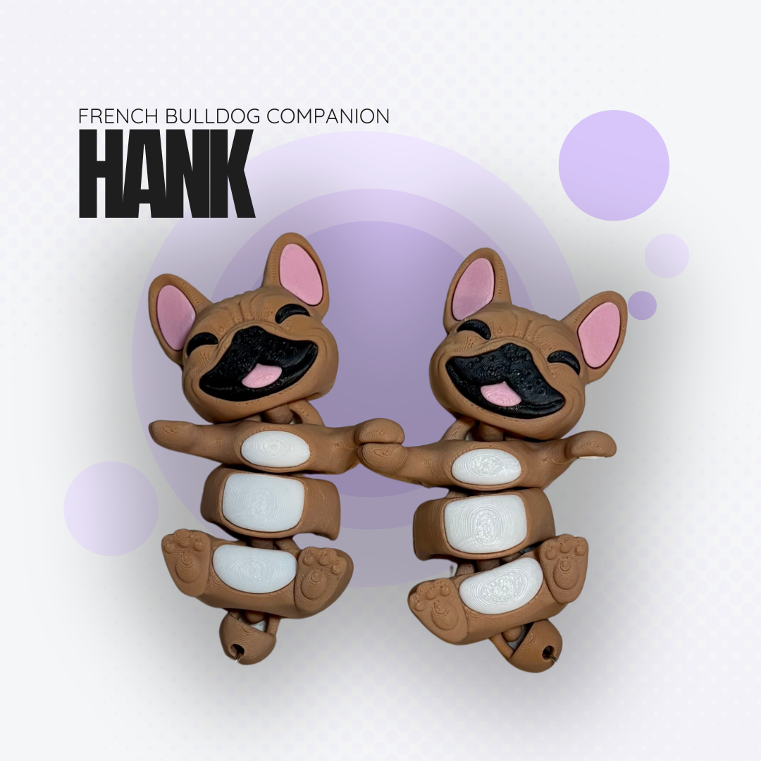 Hank the Brown French Bulldog Companion