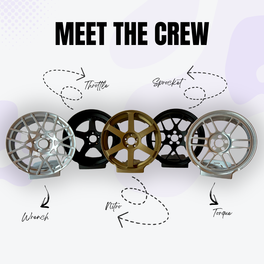 Nitro the Bronze Mag Wheel Headphone and Controller Stand