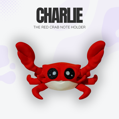 Charlie the Crab Note Holder