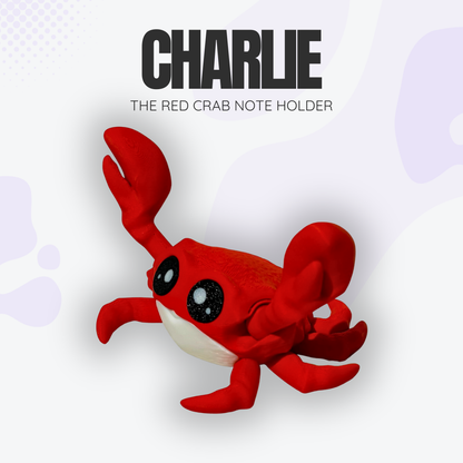 Charlie the Crab Note Holder