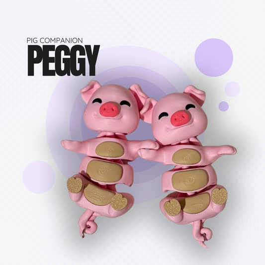 Peggy the Pink Pig Magnetic Companion