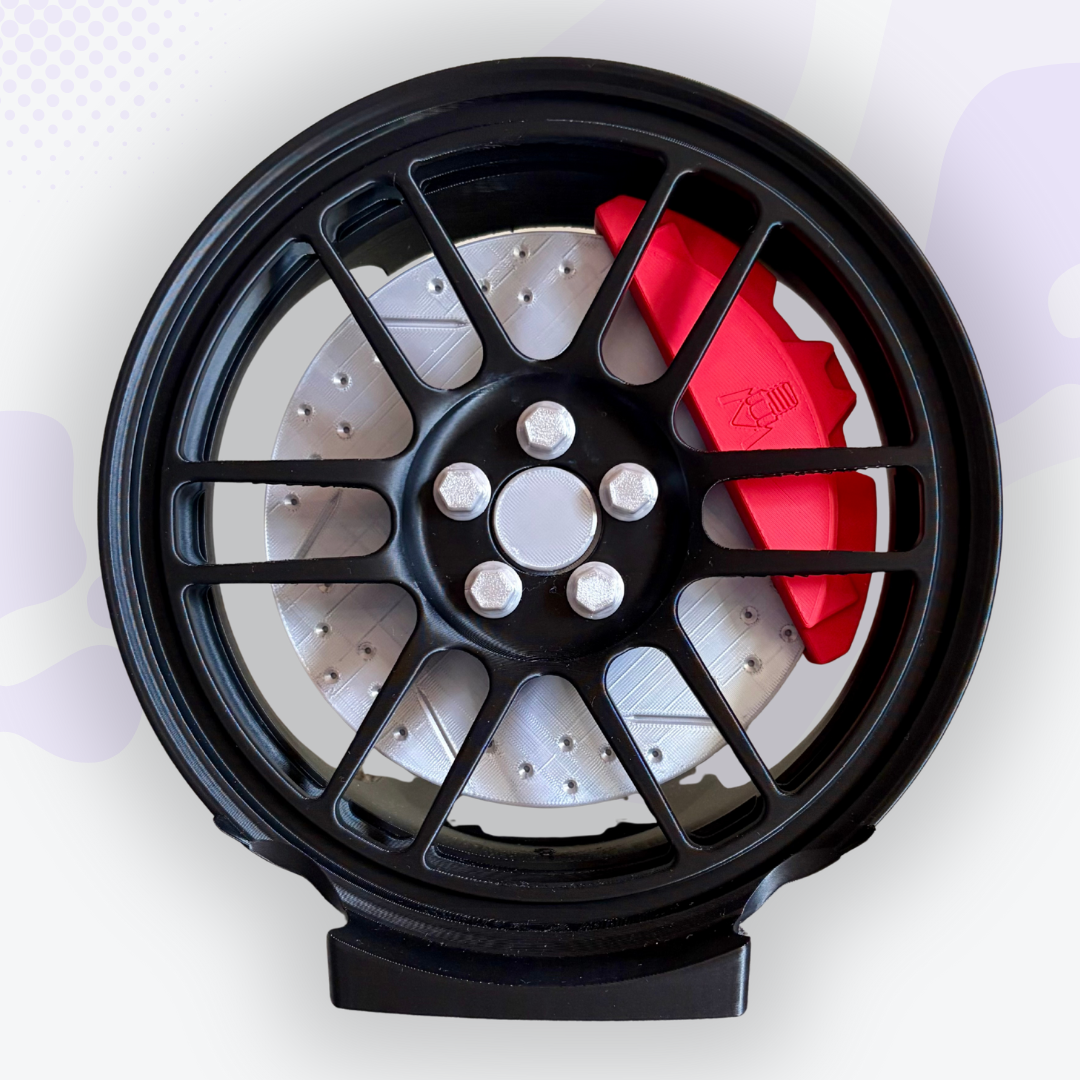 Torque the Black Mag Wheel with Caliper Headphone and Controller Stand