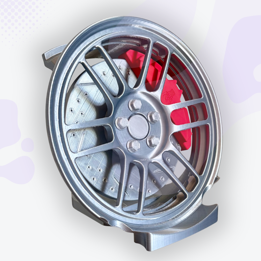 Torque the Silver Mag Wheel with Caliper Headphone and Controller Stand