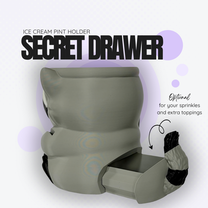 Rocky the Raccoon Ice Cream Pint Holder