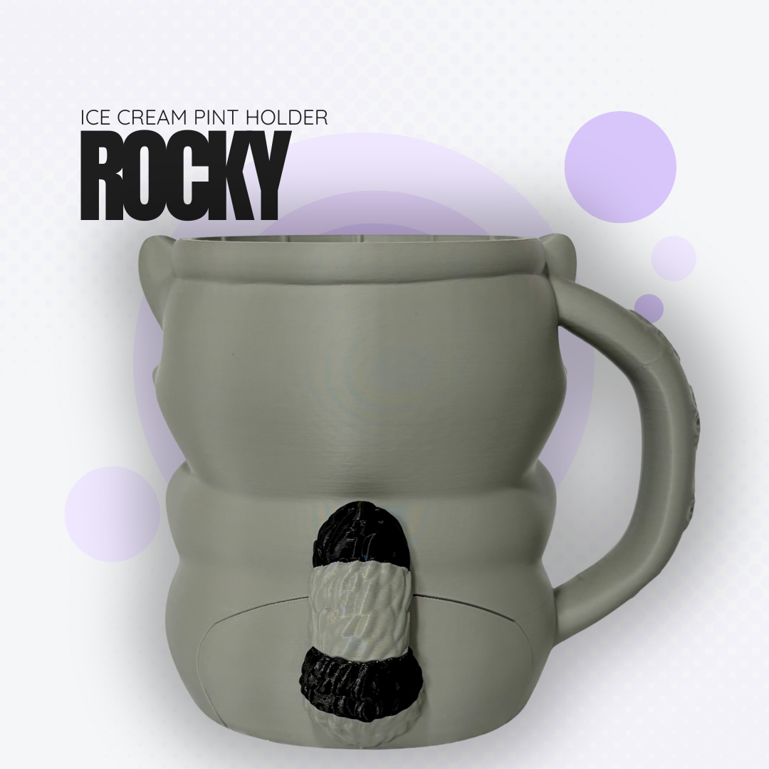 Rocky the Raccoon Ice Cream Pint Holder