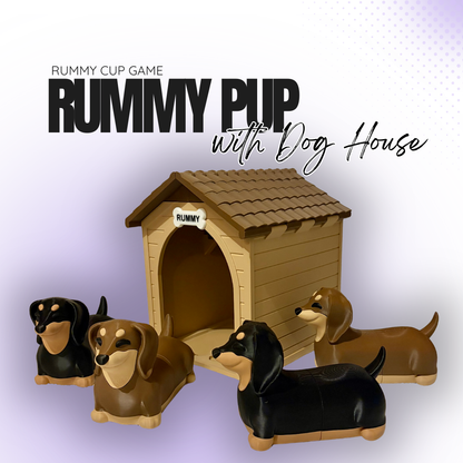 Rummy Pup Game with Dog House