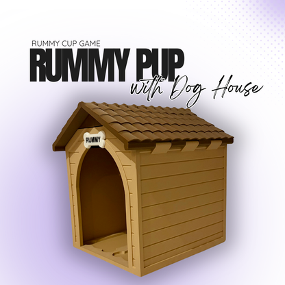 Rummy Pup Game with Dog House