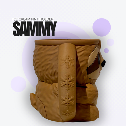 Sammy the Sloth Ice Cream Pint Holder