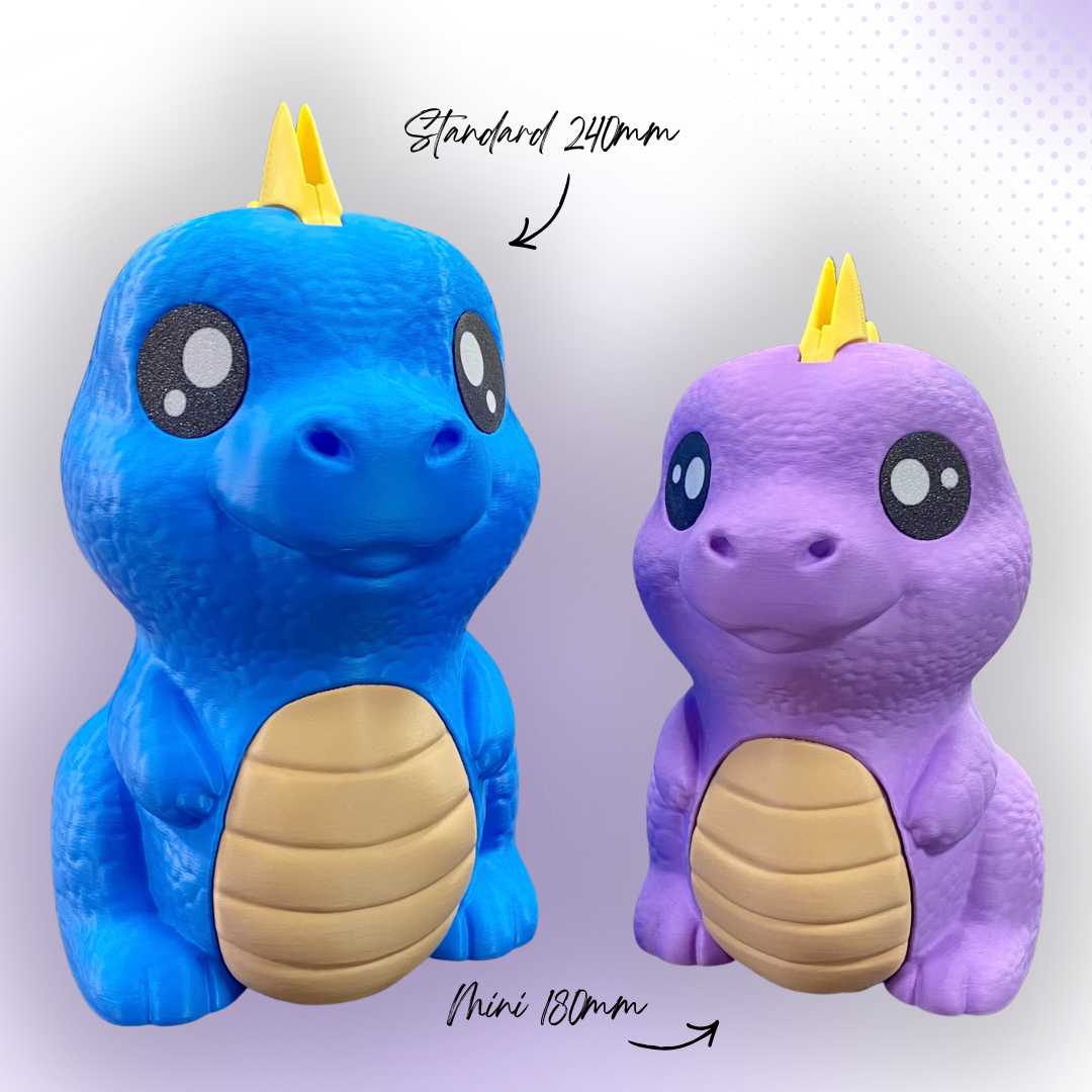 Trixie the Purple Dino Piggy Bank