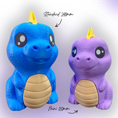 Trixie the Purple Dino Piggy Bank