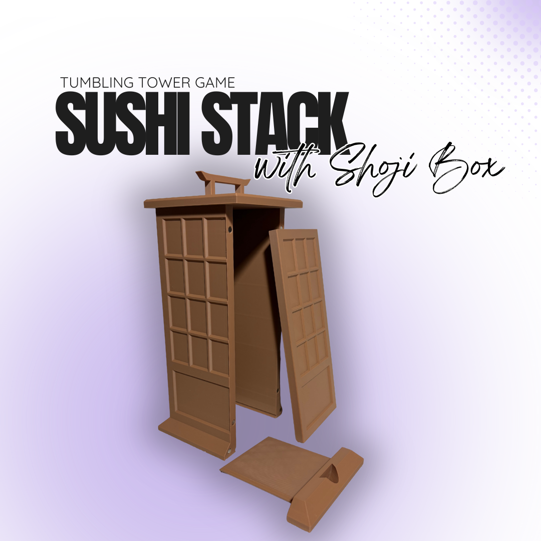 Sushi Stack Tumbling Tower with Shoji Box