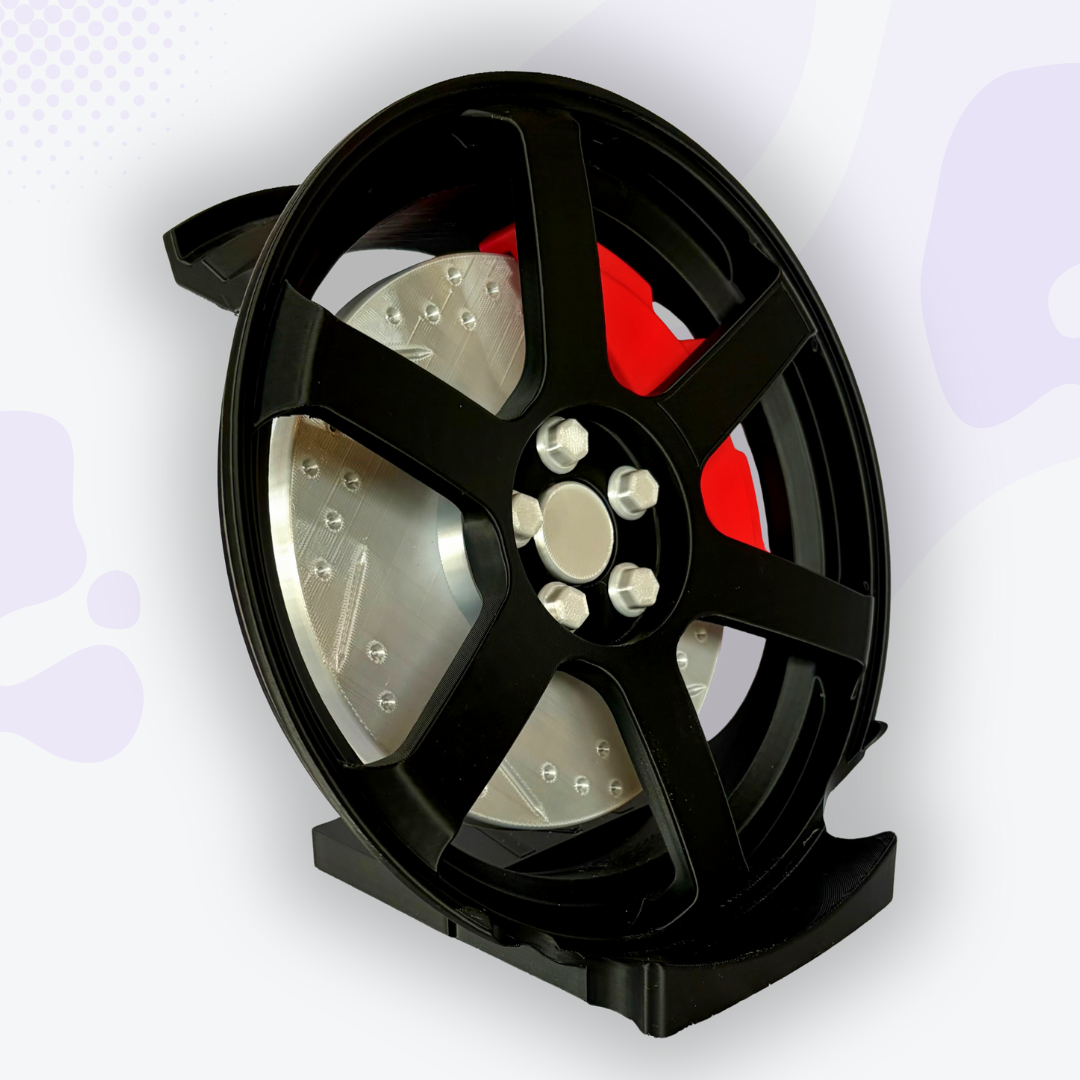 Nitro the Black Mag Wheel with Caliper Headphone and Controller Stand