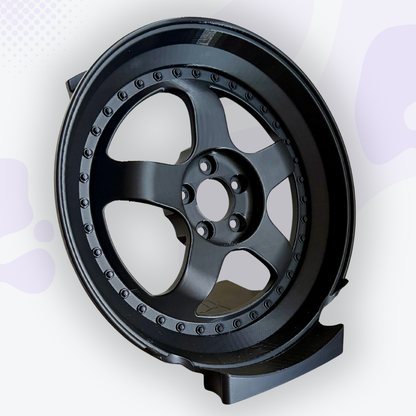 Throttle the Black Mag Wheel Headphone and Controller Stand