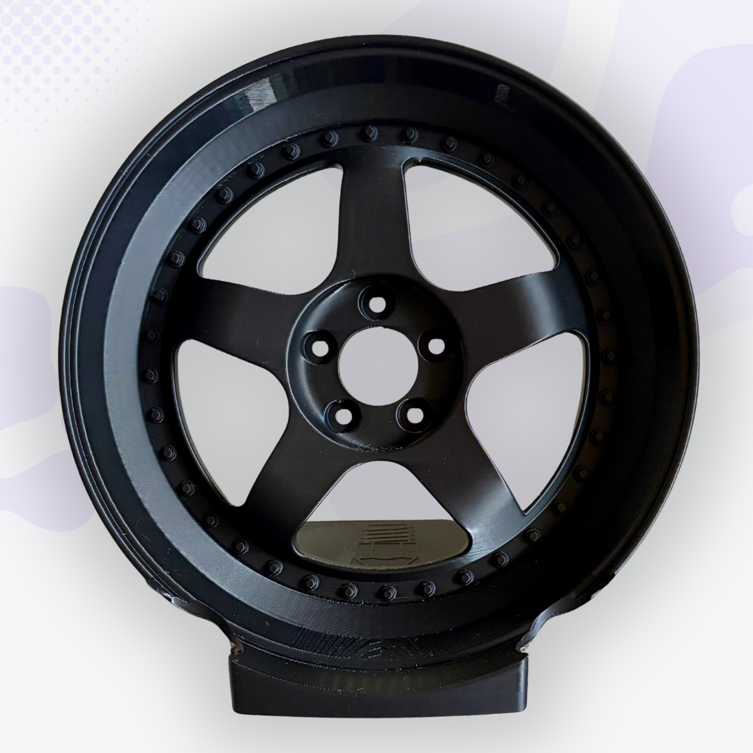 Throttle the Black Mag Wheel Headphone and Controller Stand