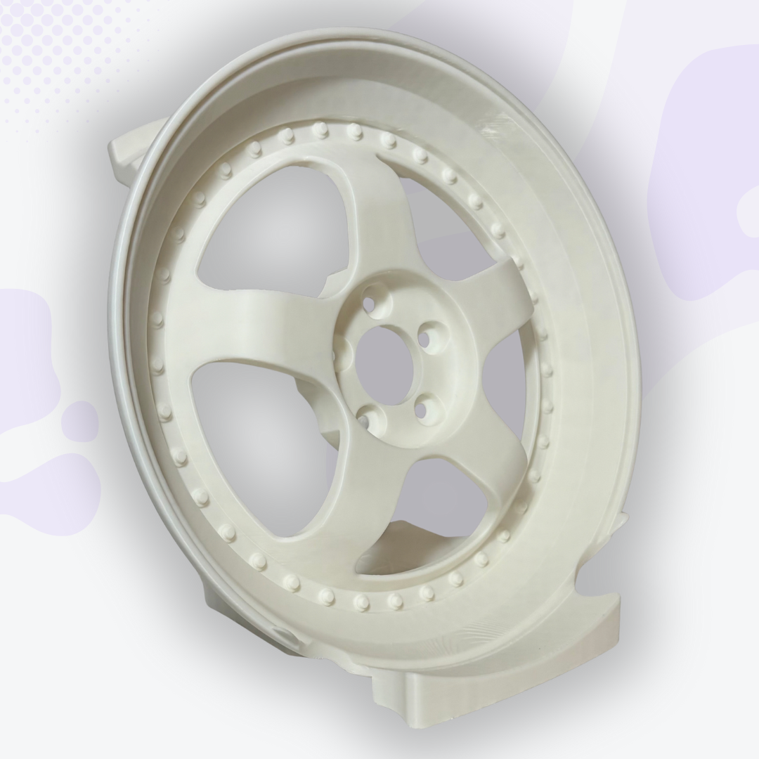 Throttle the White Mag Wheel Headphone and Controller Stand