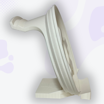 Throttle the White Mag Wheel Headphone and Controller Stand