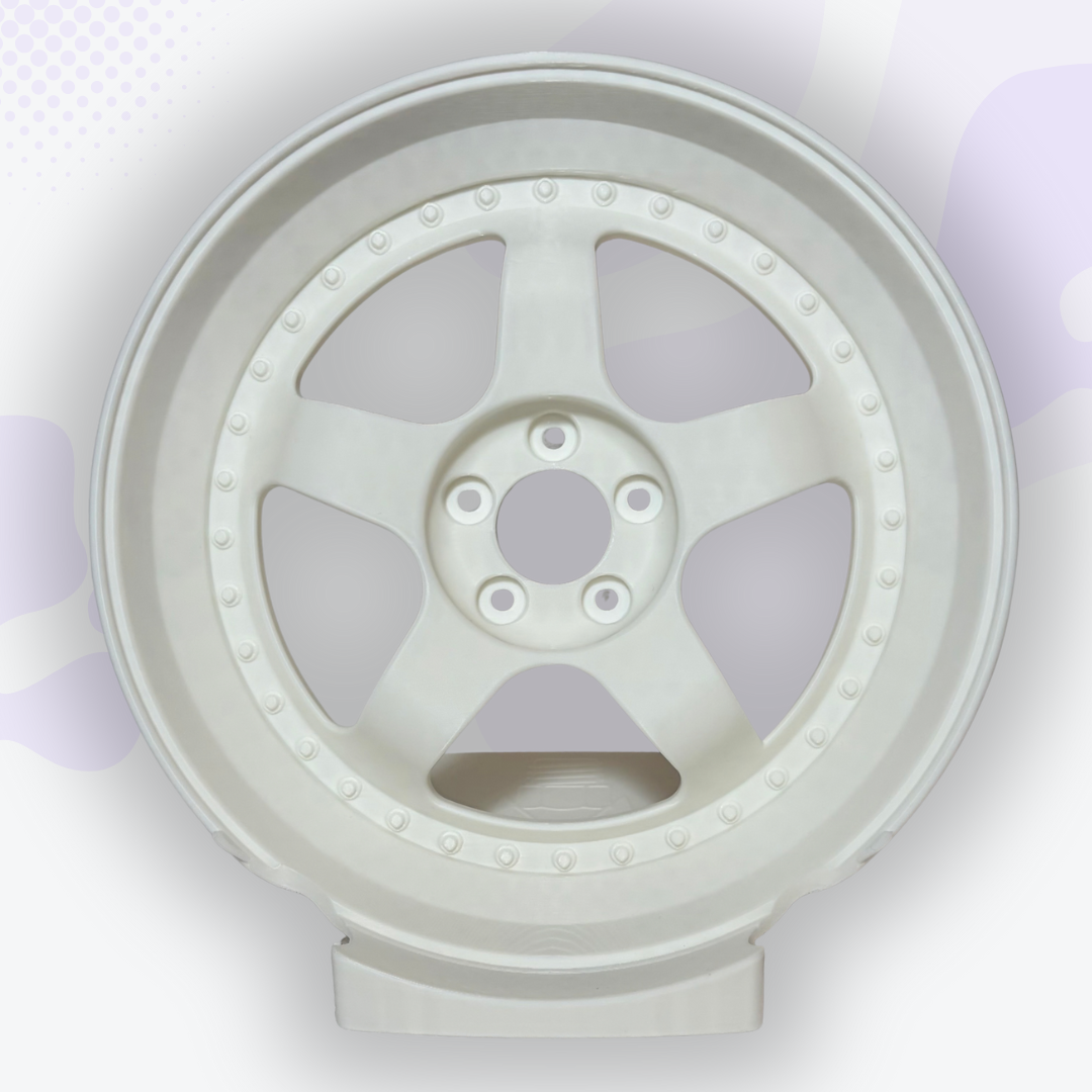 Throttle the White Mag Wheel Headphone and Controller Stand
