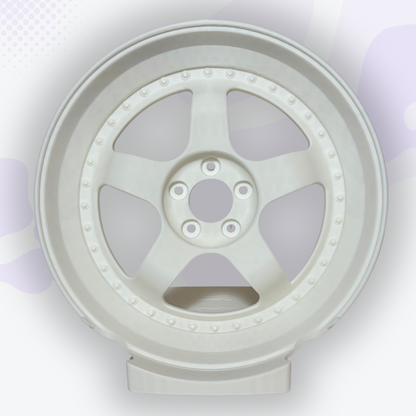 Throttle the White Mag Wheel Headphone and Controller Stand